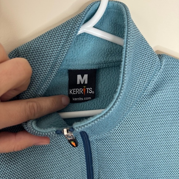 Kerrits Girls Size Medium Equestrian Riding 1/4 Zip Casual Jacket Blue - Picture 4 of 6